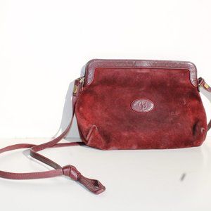 Nazareno Gabrielli Vintage Red Shoulder Bag - Timeless Elegance
